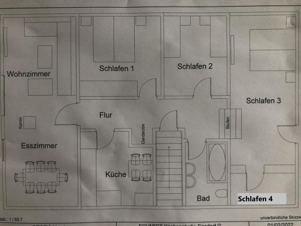 Ironico Homestay 4 Schlafzimmer Ferienwohnung 100 M2 Nahe Bostalsee Eisen  Екстер'єр фото